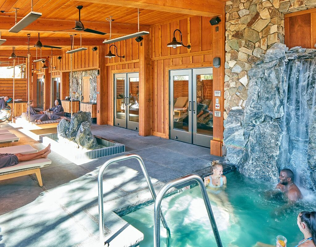 2 - Rush Creek Spa Outdoor Lounge Granite Waterfall Hot Tub (Kim Carroll 9-20_1896) 1200