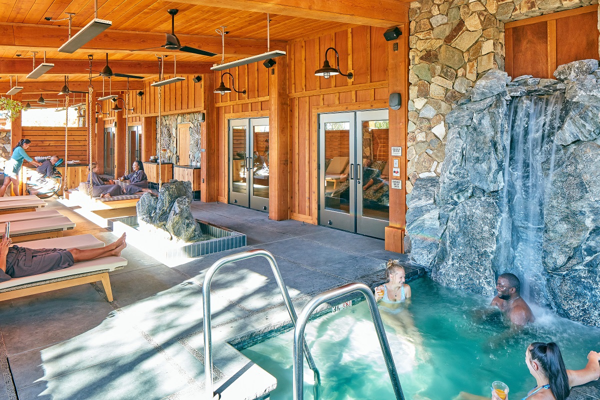 2 - Rush Creek Spa Outdoor Lounge Granite Waterfall Hot Tub (Kim Carroll 9-20_1896) 1200
