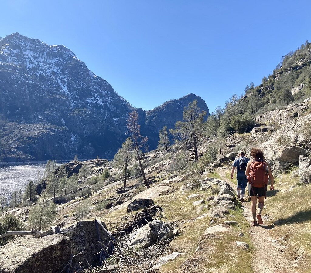 Hike to Wapama Falls in Yosemite National Park.