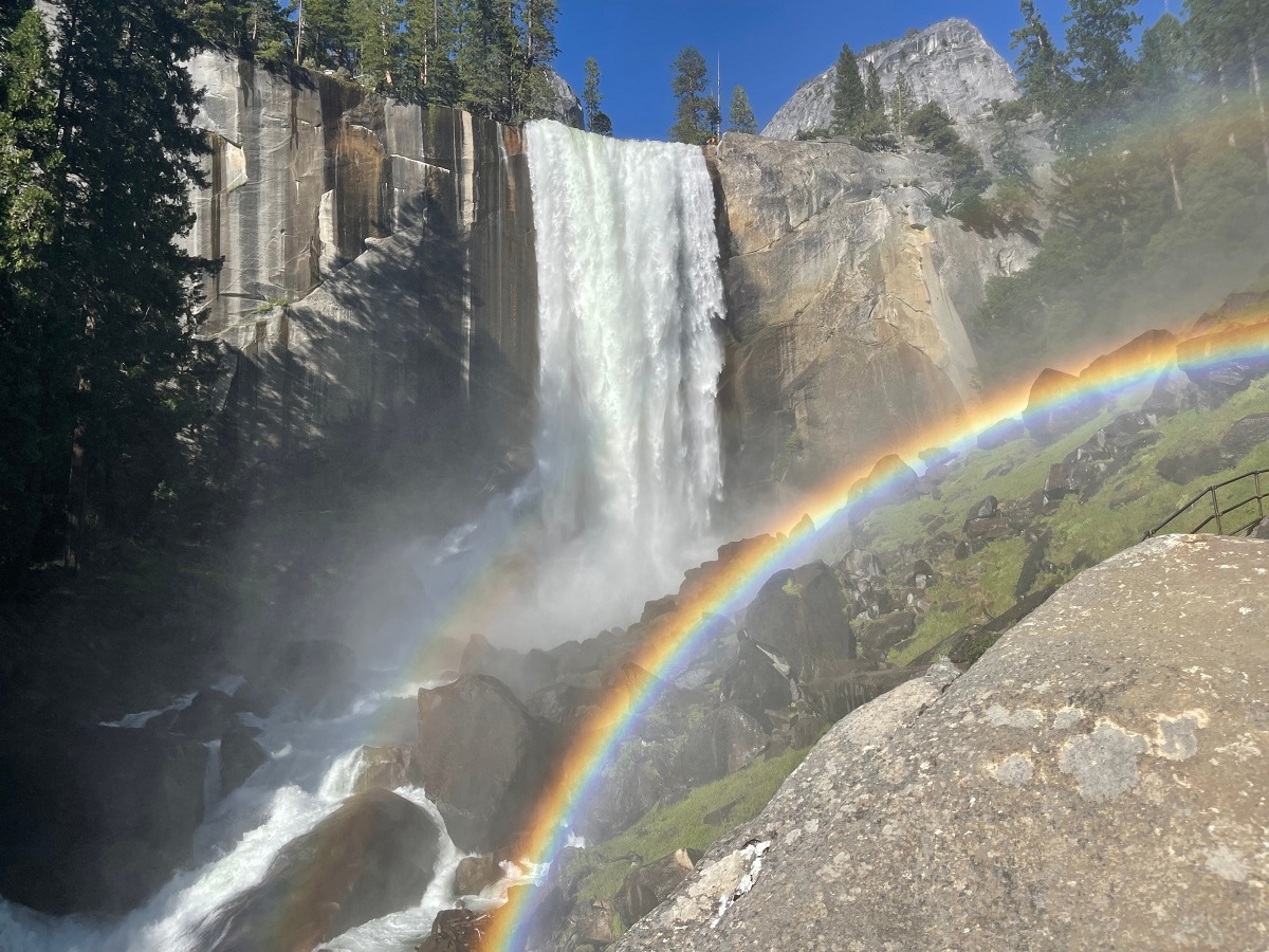 Vernal Fall Double Rainbow (Michael C. 7-11-23)